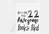 Birthday Cards for 22 Year Olds Funny 22nd Birthday Greeting Cards Card Ideas Sayings