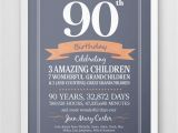 Birthday Cards for 90 Year Old Man Personalized 90th Birthday Print Seventy Years Old Gift