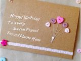 Birthday Cards for Friends with Name Special Birthday Card for Friend with Name