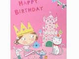 Birthday Cards for Little Girls Tea Party and Castle Girls Birthday Card Karenza Paperie