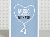 Birthday Cards for Music Lovers 39 Music Lover 39 Anniversary Card by Doodlelove