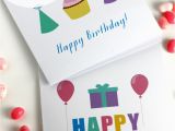 Birthday Cards Print Free Free Printable Blank Birthday Cards Catch My Party