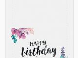 Birthday Cards Print Free Printable Birthday Card for Her