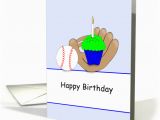 Birthday Cards Sports theme Happy Birthday Greeting Card Baseball Sports themed Card