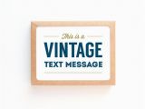 Birthday Cards Via Text Message Vintage Text Message Greeting Card Graphic Anthology