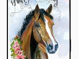 Birthday Cards with Horses On them Happy Birthday Horse Card