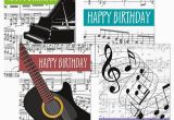 Birthday Cards with Name and Music Music theme Birthday Cards Colorful Images