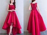 Birthday Dresses for 16 Year Olds Burgundy High Low Cocktail Party Dresses 2018 Applique