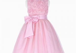 Birthday Dresses for Cheap Cheap Pink Flower Girl Dresses Baby Pageant Birthday Party