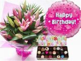 Birthday Flowers and Chocolates Delivered Happy Birthday Flowers Balloons Candy Happy Birthday