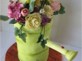 Birthday Flowers Bouquet Special Flower Bouquet Watering Can Special 95th Cake