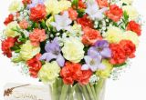 Birthday Flowers by Post Scented Birthday Bouquet Chocolates Freesias by Post