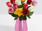 Birthday Flowers Delivery Usa Proflowers One Dozen Long Stemmed Vibrant Birthday Roses