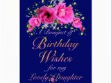 Birthday Flowers for My Daughter Daughter Birthday Bouquet Of Flowers and Wishes Card Zazzle