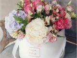 Birthday Flowers In A Box 60 Best Images About Hat Box Flowers On Pinterest