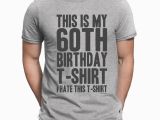 Birthday Gifts for 60 Year Old Indian Man Mens This is My 60th Birthday T Shirt 60 Years Old top