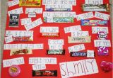 Birthday Gifts for Boyfriend south Africa Candy Bar Poster Ideas with Clever Sayings