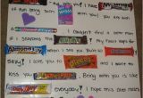 Birthday Gifts for Boyfriend south Africa Candy Bar Poster Ideas with Clever Sayings