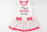 Birthday Gifts for Daddy From Baby Dad Birthday Gift Happy Birthday Daddy Cute Baby Girl Dress