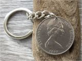 Birthday Gifts for Her Nz 40th Birthday Gift 1977 New Zealand Coin Keyring Kiwi