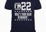 Birthday Gifts for Him 22 Years Old 22 Years Old Birthday Shirts Birthday Gifts for Men Women