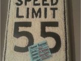 Birthday Gifts for Him Age 55 Happy 55th Birthday Speed Limit 55 Party Planning