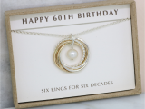 Birthday Gifts for Him at 60 60th Birthday Gift Idea June Birthday Gift Pearl