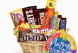 Birthday Gifts for Him Delivery Usa Oh My Happy Birthday Candy Basket at Send Flowers