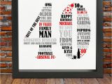 Birthday Gifts for Him Los Angeles Personalized 40th Birthday Gift for Him 40th Birthday 40th