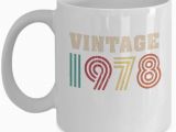 Birthday Gifts for Him Walmart Vintage 1978 Year Retro Style Coffee Tea Gift Mug 40th