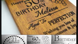 Birthday Gifts for Husband From Wife Personalised Birthday Card 21 30th 40th 50th 60th Gift for