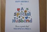Birthday Gifts for Husband Handmade Personalised Handmade Birthday Card Husband 40th 50th