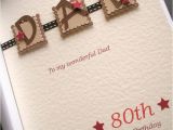 Birthday Gifts for Husband Uk Personalised 80th Birthday Card for Men Dad Husband