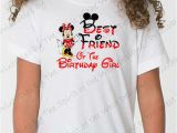 Birthday Girl and Friends Shirt Items Similar to Best Friend Of the Birthday Girl Minnie