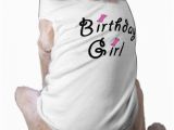 Birthday Girl Dog Shirt Birthday Girl Pink Dog Bones Pet Clothes Zazzle