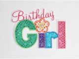 Birthday Girl Iron On Applique Giant Iron On Sew On Birthday Girl Patch Applique by
