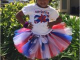 Birthday Girl Outfits Adults 4th Of July Red White Blue Girls Birthday Tutu Outfit