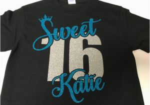 Birthday Girl Shirt 16 Sweet 16 Shirt Sweet Sixteen Shirt Sweet 16 Tshirt Birthday