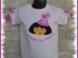 Birthday Girl Shirt 2t Girls Personalized Dora Birthday Hat Shirt 2t 3t 4t 5 6