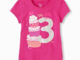 Birthday Girl Shirt 3t New 3rd Birthday 3 Years Baby Girls Cupcake Princess