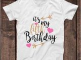 Birthday Girl Shirts for Kids It 39 S My 5th Fifth Birthday T Shirt Childrens Kids T
