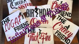 Birthday Girl Shirts with Friends Birthday Girl Shirts Birthday Squad Shirt Friend Squad
