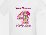 Birthday Girl T Shirt for Kids Kids 4th Birthday Girl T Shirts 4th Birthday Girl Shirts