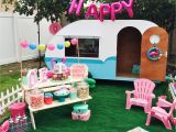 Birthday Girl Trailer Kitschy Camper Trailer Birthday Party Project Nursery