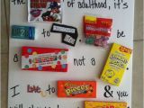 Birthday Ideas for Boyfriend 18th Candy Card Gift Ideas 18th Birthday Present Ideas