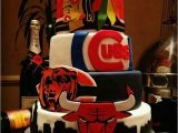 Birthday Ideas for Boyfriend Chicago Chicago Teams Tier Cake Baking Pinterest Cubs Tier