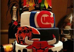 Birthday Ideas for Boyfriend Chicago Chicago Teams Tier Cake Baking Pinterest Cubs Tier