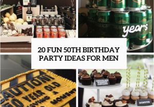 Birthday Ideas for Him at 50 20 Fun 50th Birthday Party Ideas for Men Shelterness