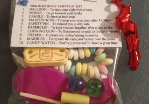 Birthday Ideas for Him Uk 30th Birthday Survival Kit Birthday Gift 30th Present for