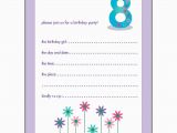 Birthday Invitation for 10 Years Old Girl 10 Childrens Birthday Party Invitations 8 Years Old Girl